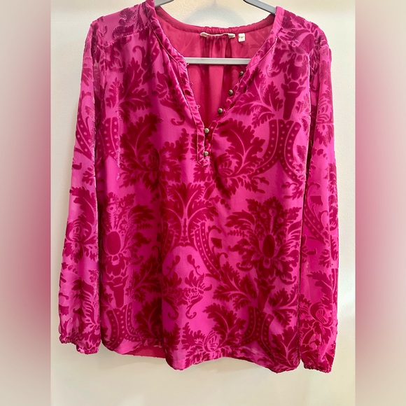 Soft Surroundings Reesha Velvet Top Size Large - Picture 5 of 12